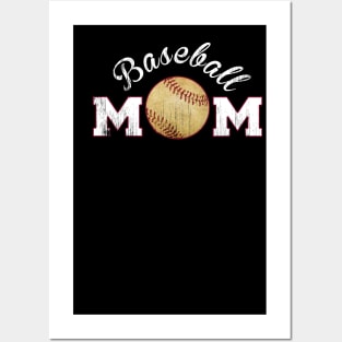 Baseball mom Posters and Art